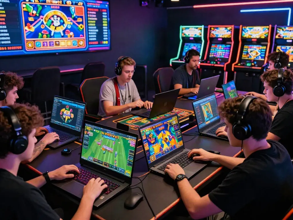Exciting online gaming scene showcasing players engaged in RIKVIP activities and games.