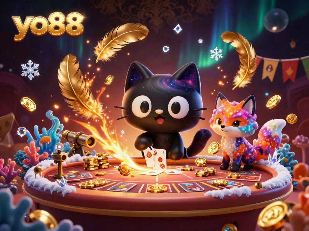 yo88 engages players with vibrant casino gaming elements amidst cosmic adventures